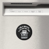 Humoristisch citaat van de schrijver magneet (Insitu (Vaatwasser))