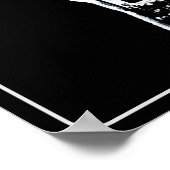 Humoristisch citaat van de schrijver poster (Hoek)