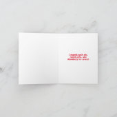 Humoristisch dieet van groenten en fruit kaart (Binnen)