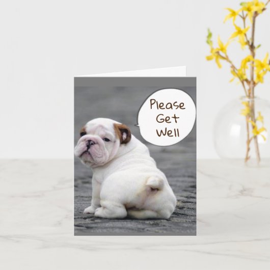 HUMORISTISCH EN WEER NORMAAL KAART (Gele Bloem)