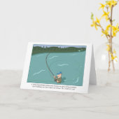 Humoristisch Gietend wenskaart Spey Kaart (Gele Bloem)