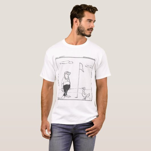 Humoristisch Golf T-shirt (Voorkant volledig)