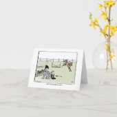 Humoristisch hippisch Wenskaart Kaart (Gele Bloem)