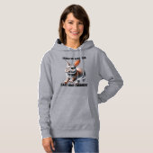humoristisch konijn hoodie (Voorkant volledig)