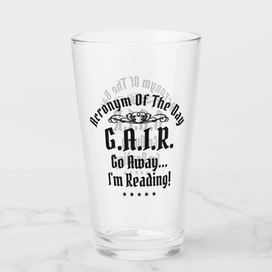 Humoristisch leesacroniem glas (Achterkant)