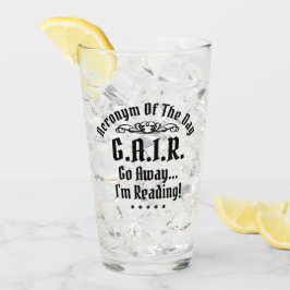 Humoristisch leesacroniem glas