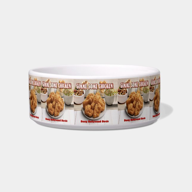 humoristisch schoteltje voerbakje (Voorkant)