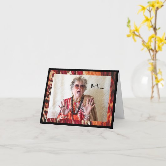 Humoristisch toegeven dat het niet is zoals geplan kaart (Gele Bloem)