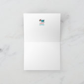 Humoristisch Tofu Ontwerp Feestdagen Kaart (Binnen)