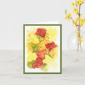 Humoristisch tuinieren feit kaart (Gele Bloem)