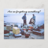 Humoristisch Vissen Briefkaart (Voorkant)