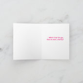 Humoristisch wat me die Kaart deed doen (Binnen)