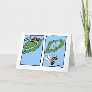 Humoristisch wenskaart door Mike Seddon Kaart