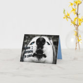 Humoristisch Wenskaart voor de verjaardag Kaart (Gele Bloem)