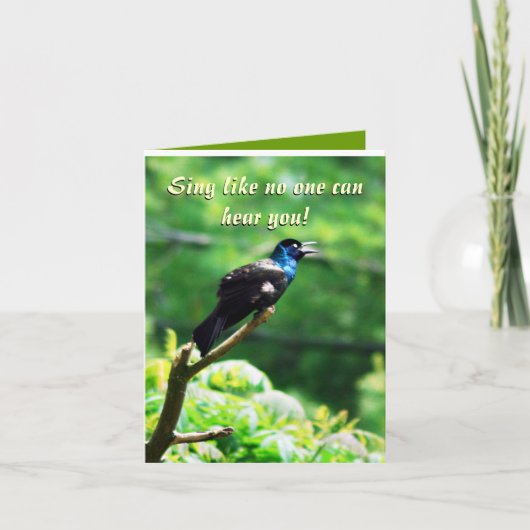 Humoristisch Wenskaart voor de verjaardag Kaart (Voorkant)