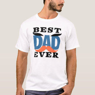 Humoristisch zwart-wit "Beste papa ooit" Pet T-shirt