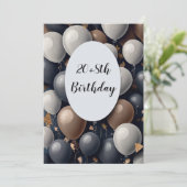 Humoristische 28e kaart (Staand voorkant)