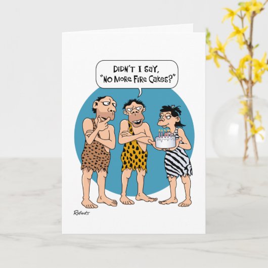 Humoristische 34ste verjaardag kaart (Gele Bloem)