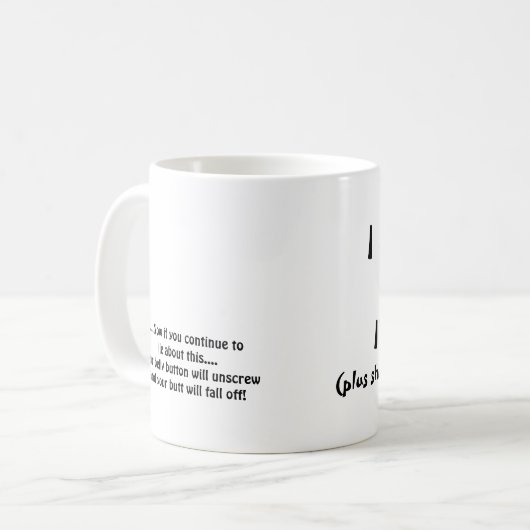 Humoristische 40e Verjaardag Mok (Voorkant links)