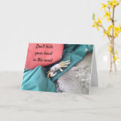 HUMORISTISCHE **50ste VERJAARDAG** STRAND KAART (Gele Bloem)