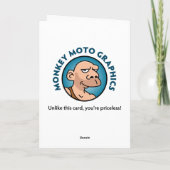 Humoristische 59ste verjaardag kaart (Achterkant)