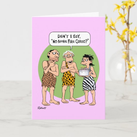 Humoristische 62ste verjaardag Kaart (Gele Bloem)