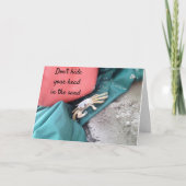 HUMORISTISCHE **70ste VERJAARDAG** STRAND KAART (Voorkant)