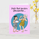 Humoristische 80ste verjaardag kaart (Gele Bloem)