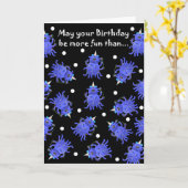 Humoristische Aliens Verjaardag Kaart door Jo Afbe (Gele Bloem)