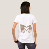 Humoristische ALL HANDS ON T-shirts voor dames (Achterkant volledig)