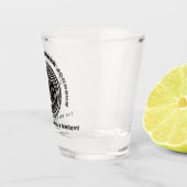 Humoristische Anker verweven met Rope Captain's Shot Glas (Rechts)