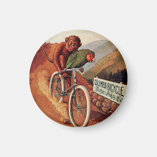 Humoristische Apenpapegaai Fietspen Magneet