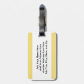 Humoristische autoziekte bagagelabel (Achterkant verticaal)