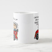 Humoristische autoziekte grote koffiekop (Voorkant)