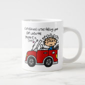 Humoristische autoziekte grote koffiekop (Rechts)