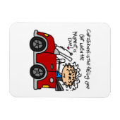 Humoristische autoziekte magneet (Horizontaal)