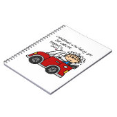 Humoristische autoziekte notitieboek (Linkerzijde)