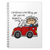 Humoristische autoziekte notitieboek (Voorkant)