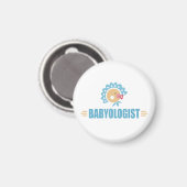 Humoristische Baby Magneet (Voorkant / Achterkant)