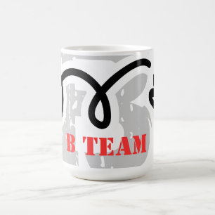 Humoristische badminton koffiemok met grappige gra