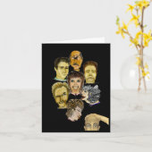 Humoristische beledigde collega's kaart (Gele Bloem)