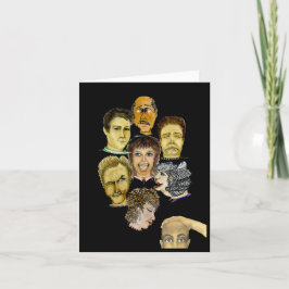 Humoristische beledigde collega's kaart