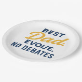 Humoristische "BESTE VADER OOIT" Party Bord (Gekanteld)