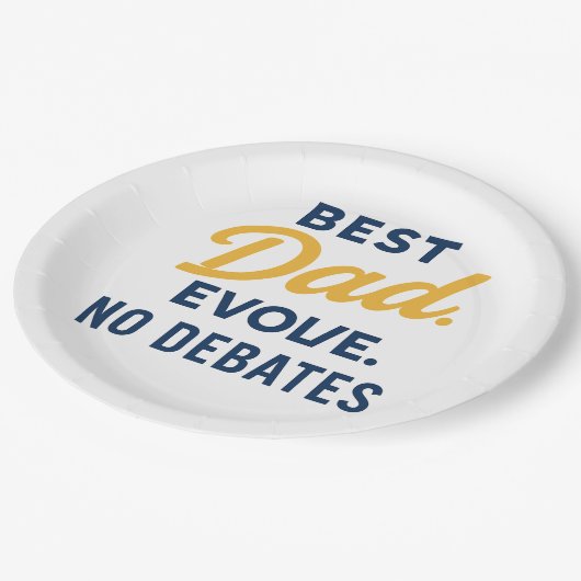 Humoristische "BESTE VADER OOIT" Party Bord (Gekanteld)