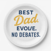 Humoristische "BESTE VADER OOIT" Party Bord (Voorkant)