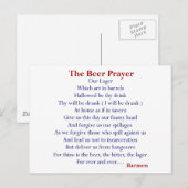 Humoristische bier T-shirts & geschenken, het bier Briefkaart (Voorkant / Achterkant)
