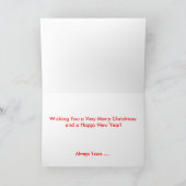 Humoristische Big Brother Christmas Kaart (Binnen)