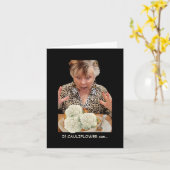 Humoristische Bloemkool overstappen op Pizza Kaart (Gele Bloem)