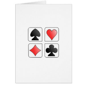 Humoristische Bridge Players Wenskaart