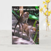 Humoristische bruiloft beste wensen voor een speci kaart (Gele Bloem)